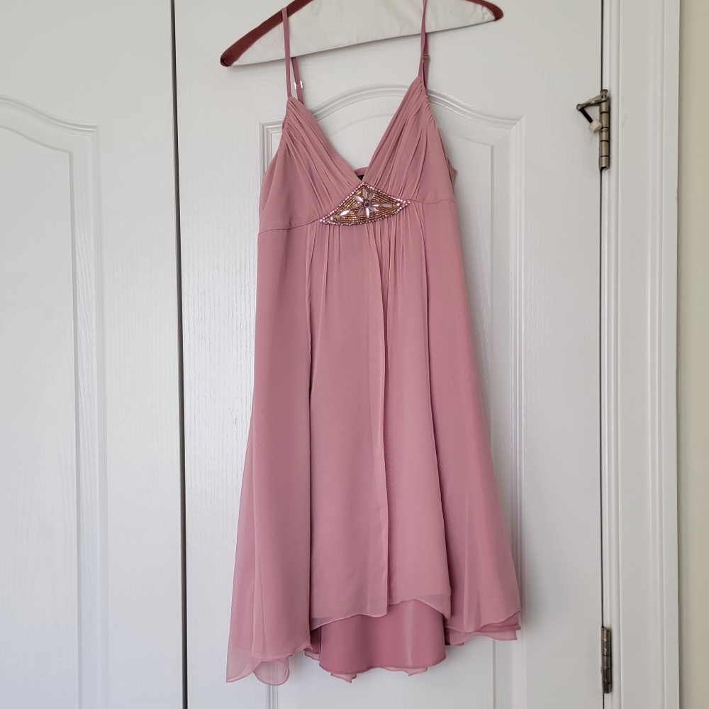 Betsy Johnson Evening Blush Cocktail Dress Size 4
